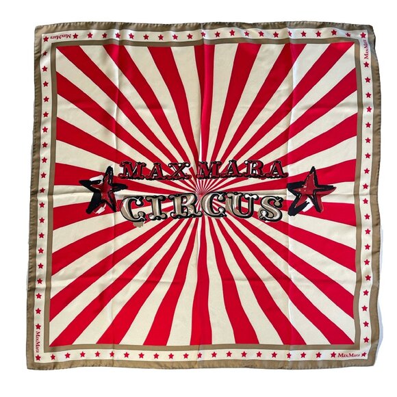 Max Mara “Circus” Silk Scarf with Box – Made in Italy - Picture 1 of 15